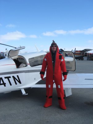 immersion suit for Atlantic ferry flight